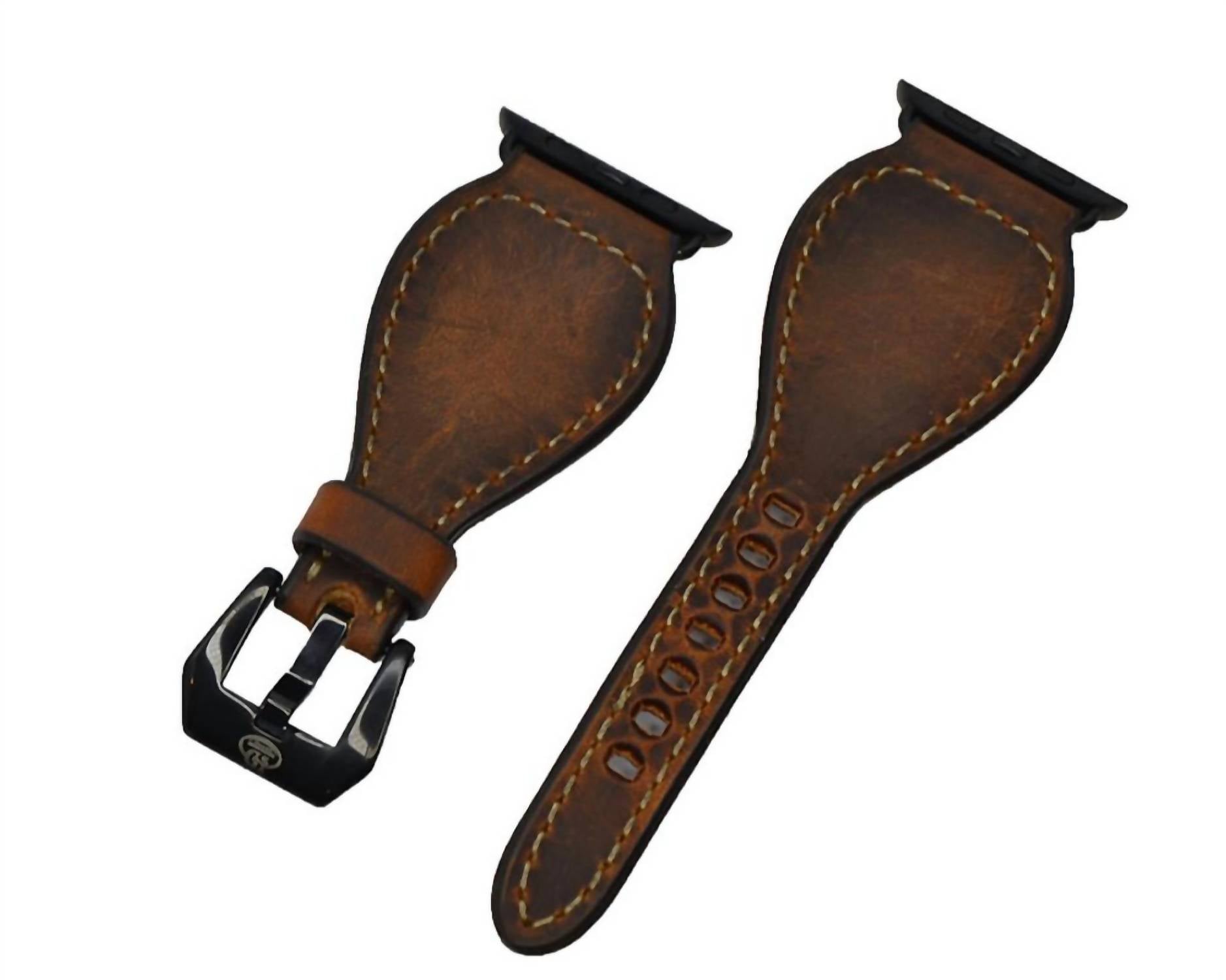 Hadlock Designs - Men's Buffalo Leather Iwatch Band