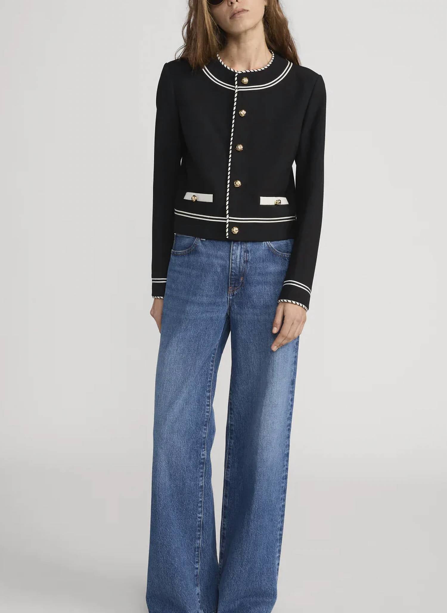 Frame - Prim Button Front Jacket