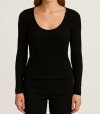 Project Social T - Allie U-neck Longsleeve Tee