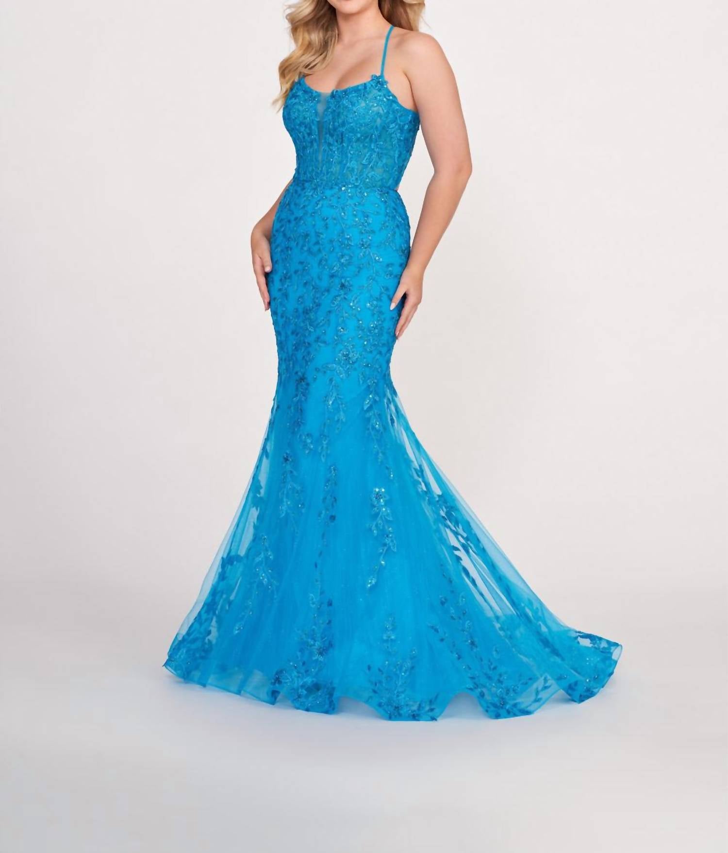 Ellie Wilde - Fit And Flare Prom Dress