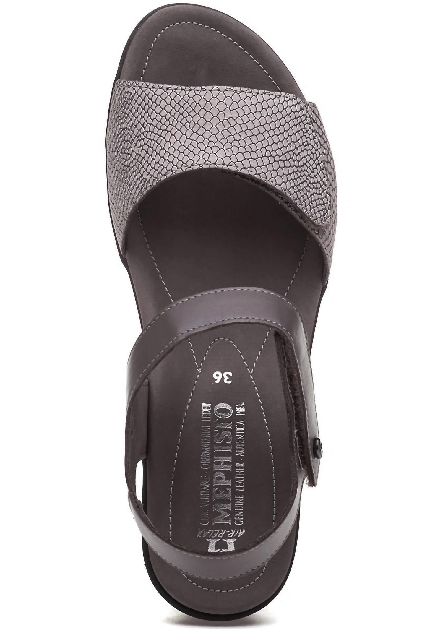 MEPHISTO Women's Patty Sandals in gray - women's sandal - view 4