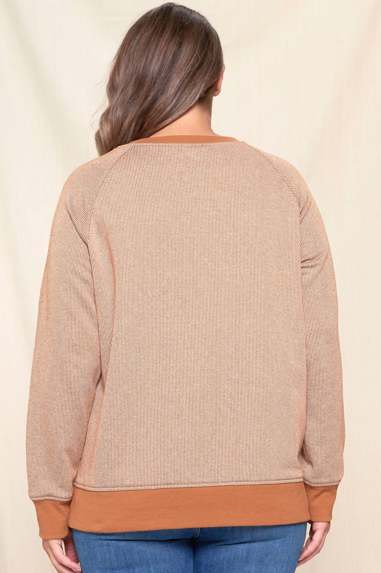Doe And Rae - Curvy Piper Side Zipper Top