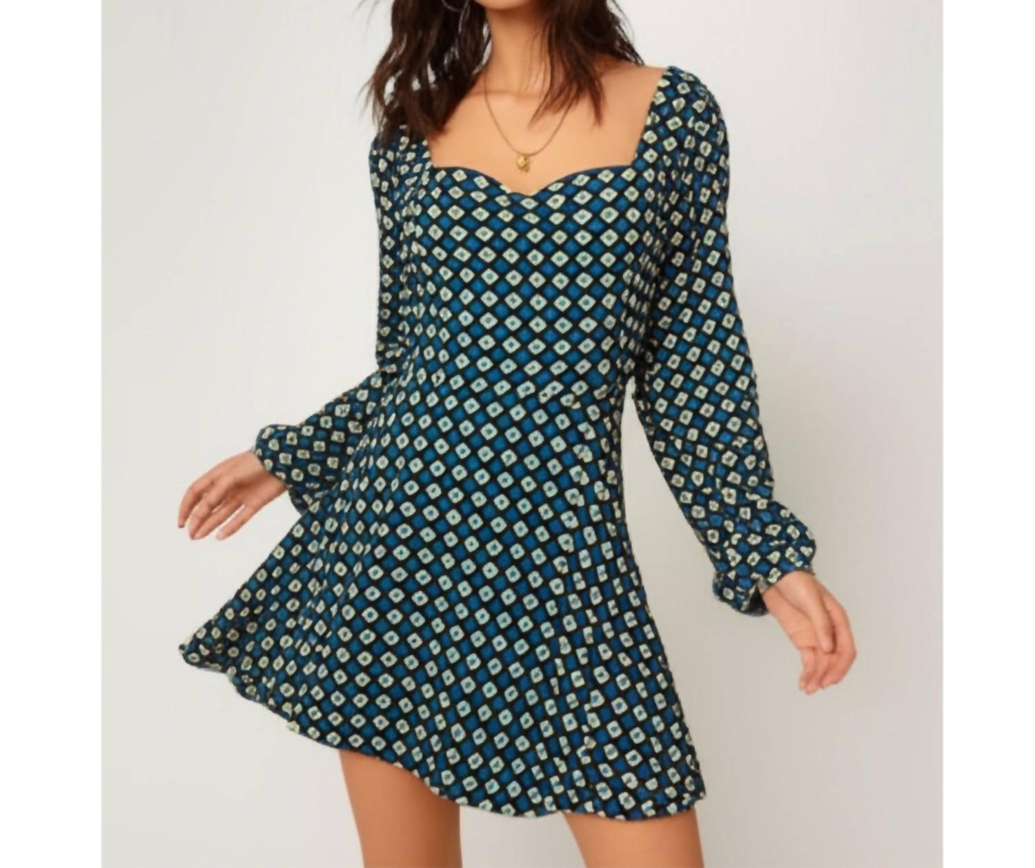 Band Of The Free - Genevieve Diamond Mini Dress
