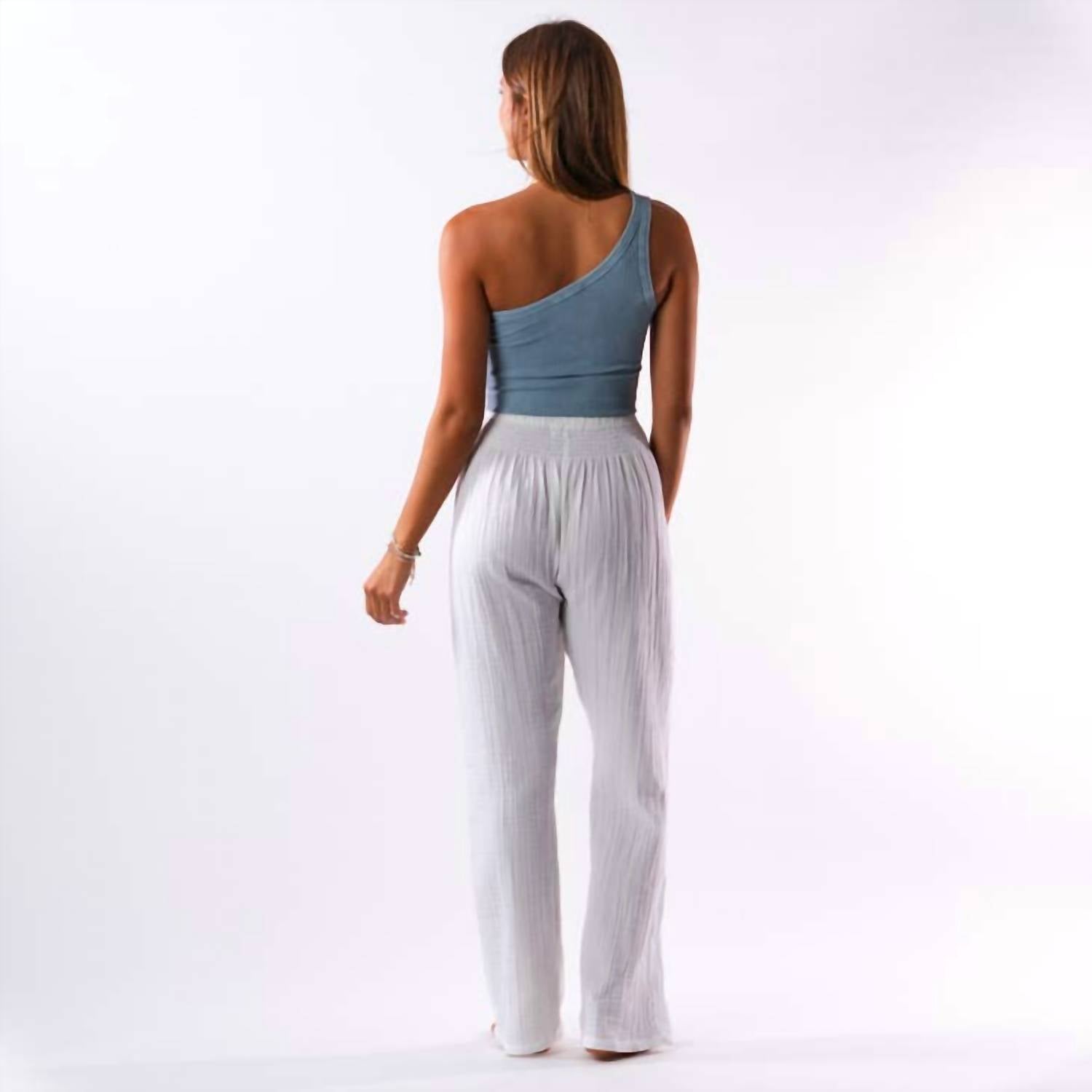 Lotus & Luna - Wide Leg Cotton Pants