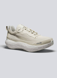 Circle G Women's Low Top Lace Up Running Sneakers in natural - women's shoe - detail view