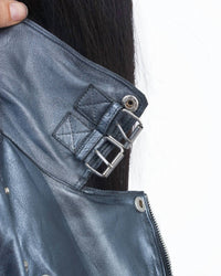 Jkt Nyc - Harley Metallic Leather Jacket
