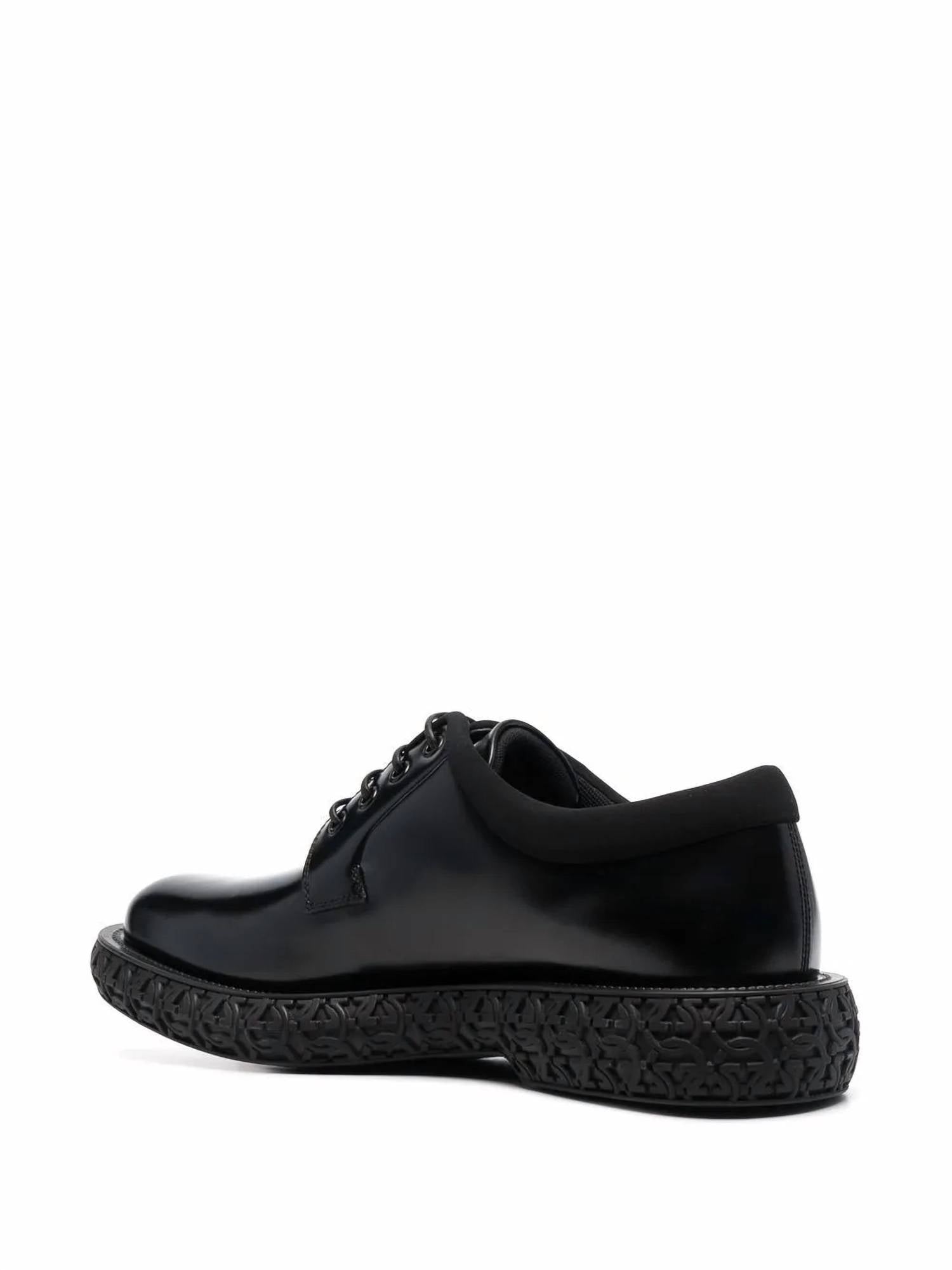 Salvatore Ferragamo - Men's Mark Leather Derby Shoes