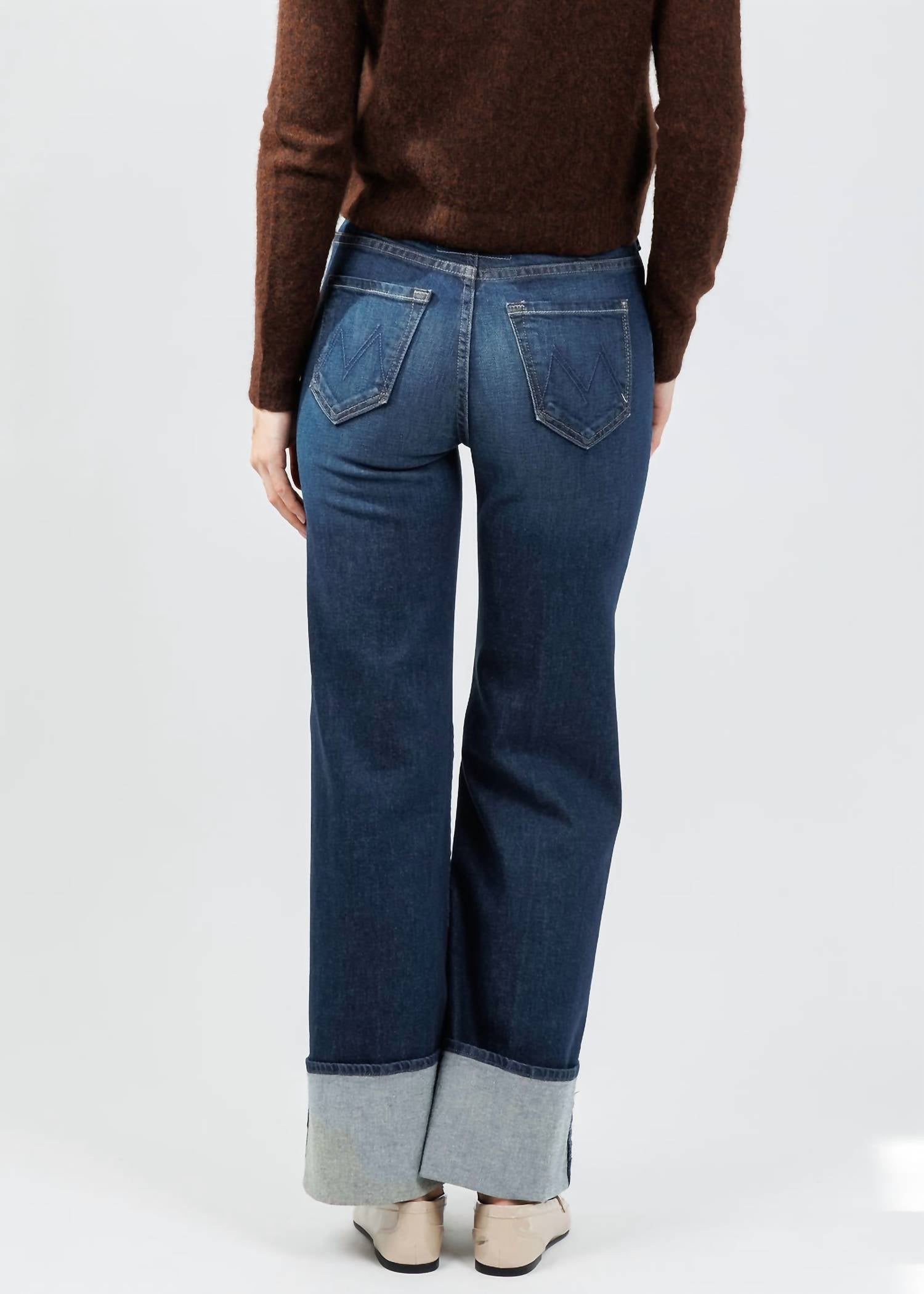 Mother - Lil Hustler Roller Sneak Cuff Jeans