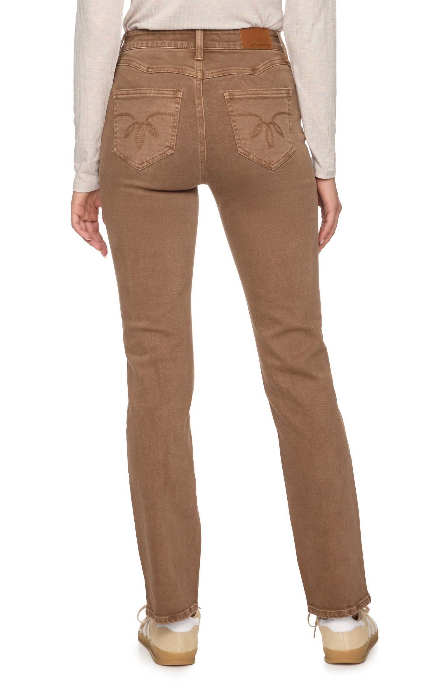 Flags & Anthem - Aldie High Rise Straight Jeans