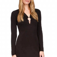 Michael Kors - Cut Out Long Sleeve Dress