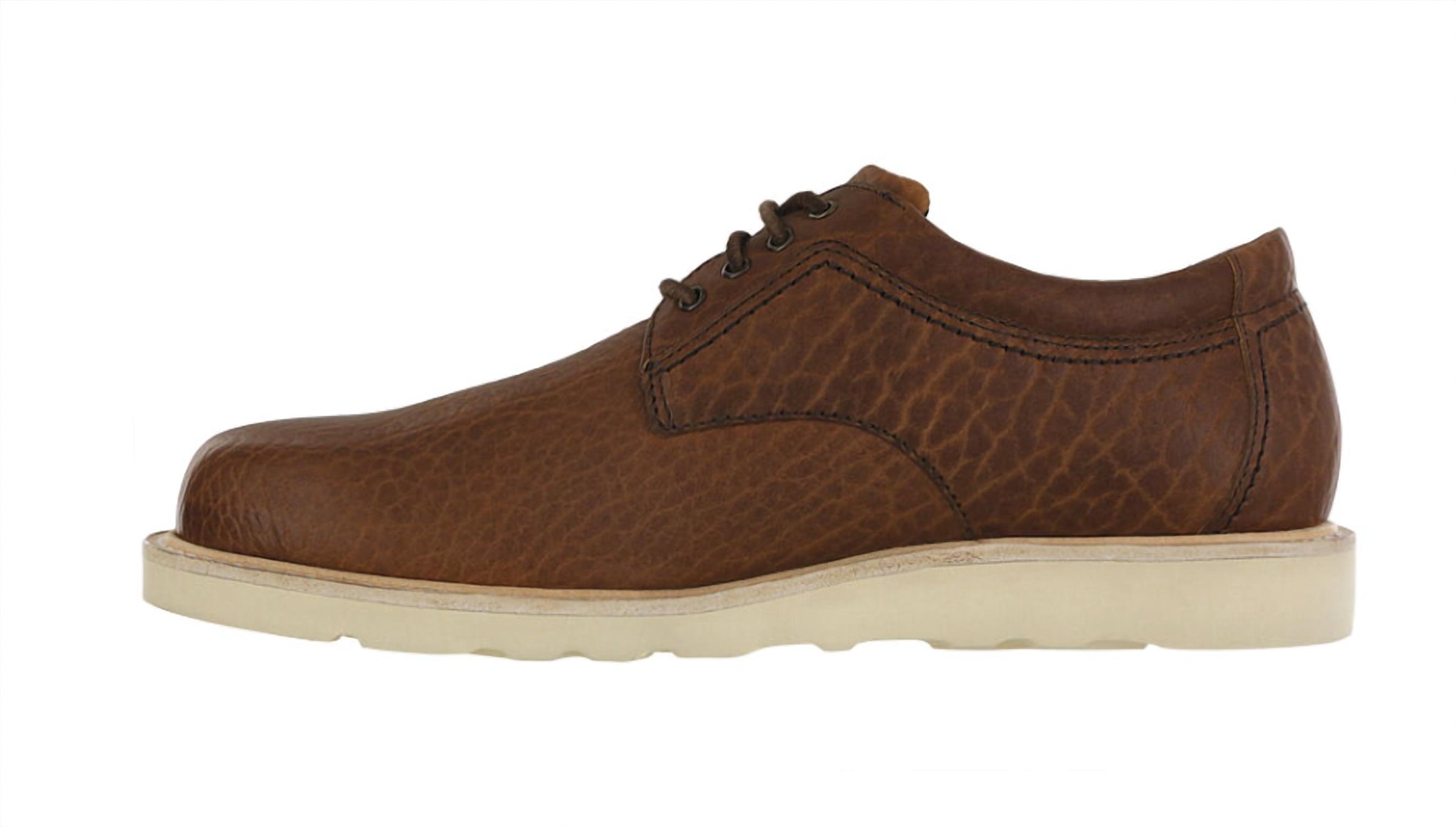 SAS Men's Waypoint Lace Up Shoe in brown bison - men's shoe - alternate view