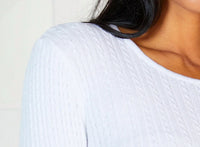 Angel Apparel - Braided Scoop Neck Top