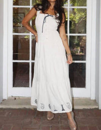 Bailey Rose - Nautical Tie Maxi Dress