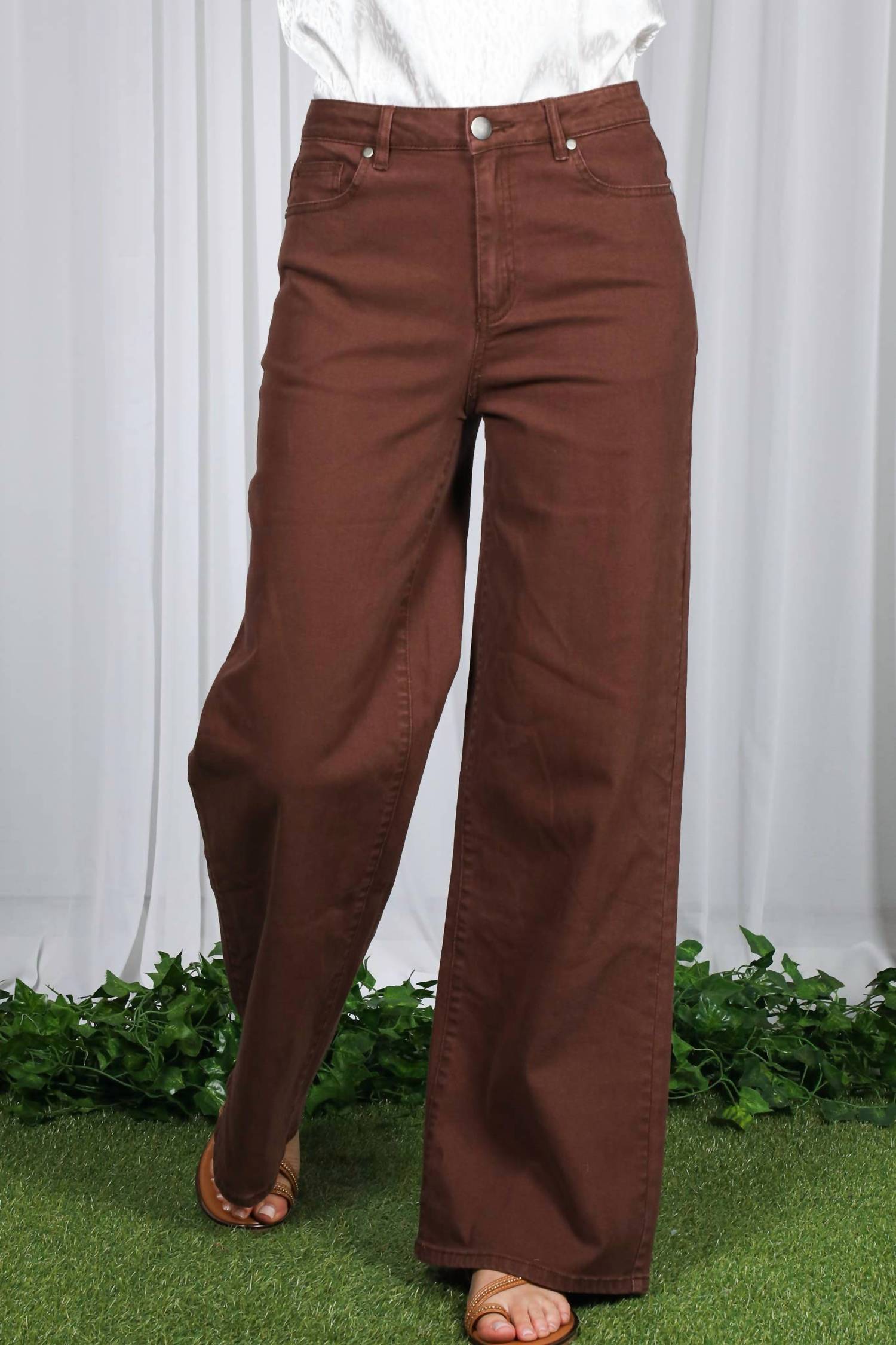 Vine & Love - Wide & Loose Straight Pants