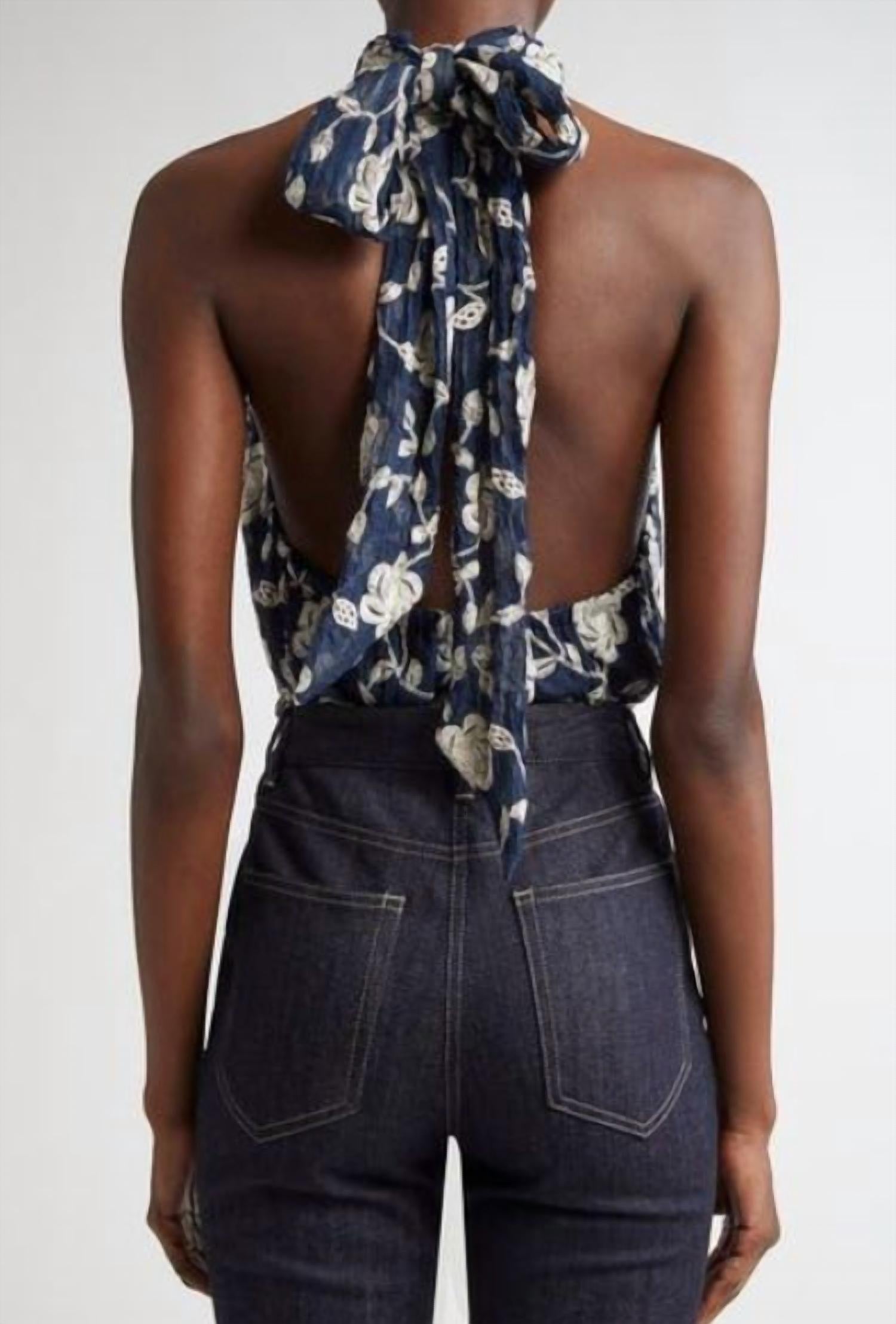 Ramy Brook - Emerie Lily Embroidered Halter