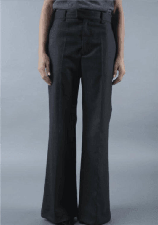 Phisique Du Role - Anthra Linen Blend Trouser