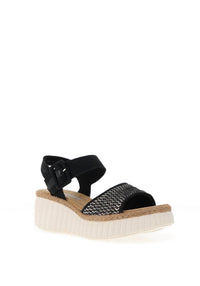 Rieker - Women's Woven Wedge Sandals