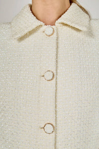 Endless Rose - Tweed Collared Mini Dress