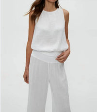Michael Stars - Janelle Gauze Tie Neck Tank