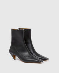 Stella McCartney Women's Brushed Spur Heeled Ankle Boots in black - women's shoe