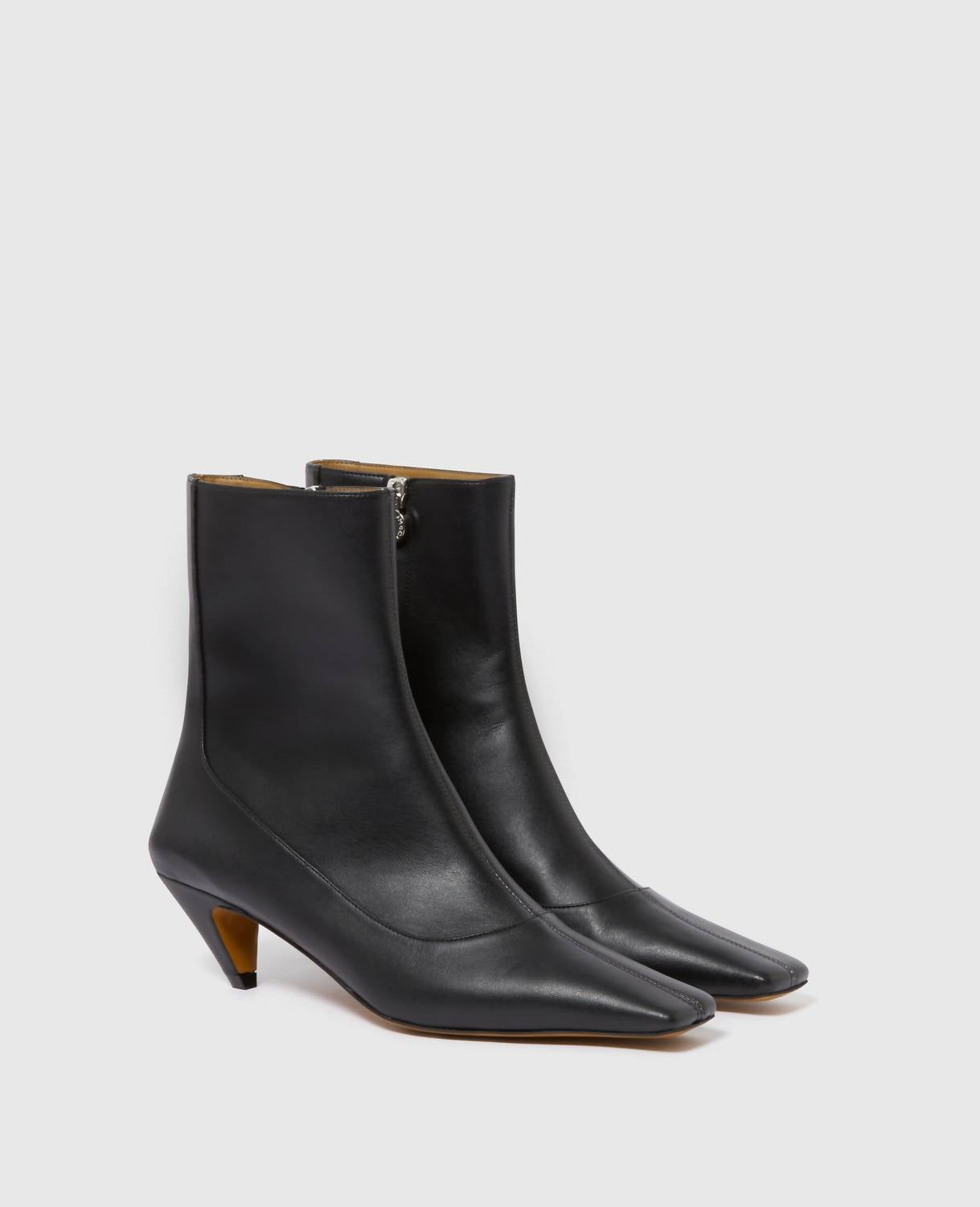 Stella McCartney Women's Brushed Spur Heeled Ankle Boots in black - women's shoe