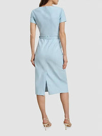 Favorite Daughter - Mademoiselle Belted Cotton Midi Dress