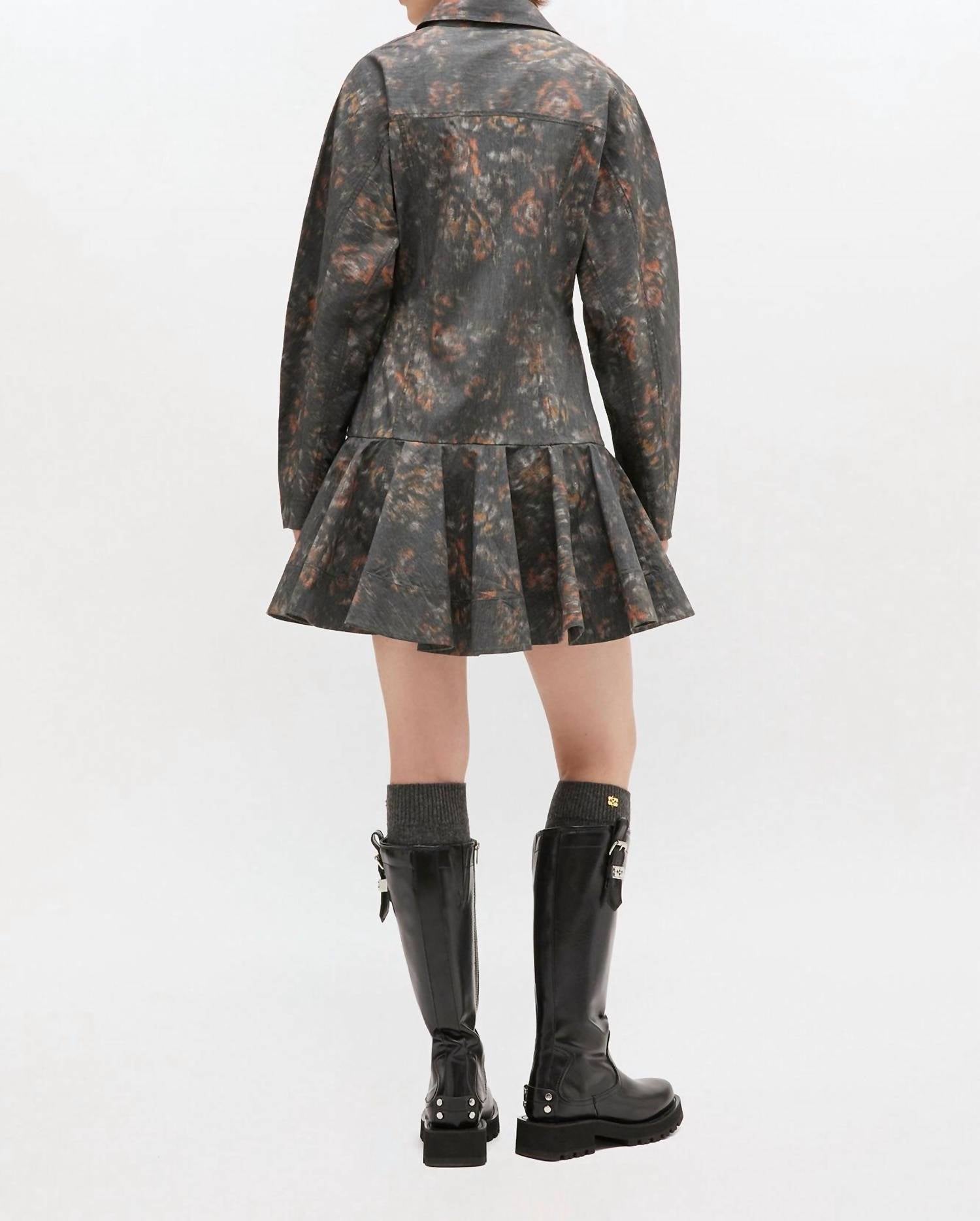 Ganni - Floral Shirt Dress