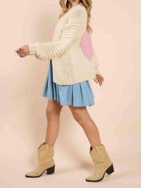 Sadie & Sage - Nyomi Heart Knit Cardigan
