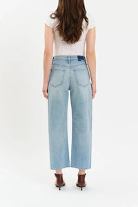 DAZE Westward Barrel Leg Jeans in blue - women's jeans - alternate view