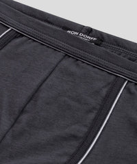 Ron Dorff Boxer Briefs With Piping in lava grey - men's item - view 5