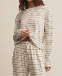 Z Supply - Evergreen Laid Back Stripe Top