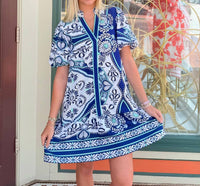 Thml - Puff Sleeve Tiered Dress