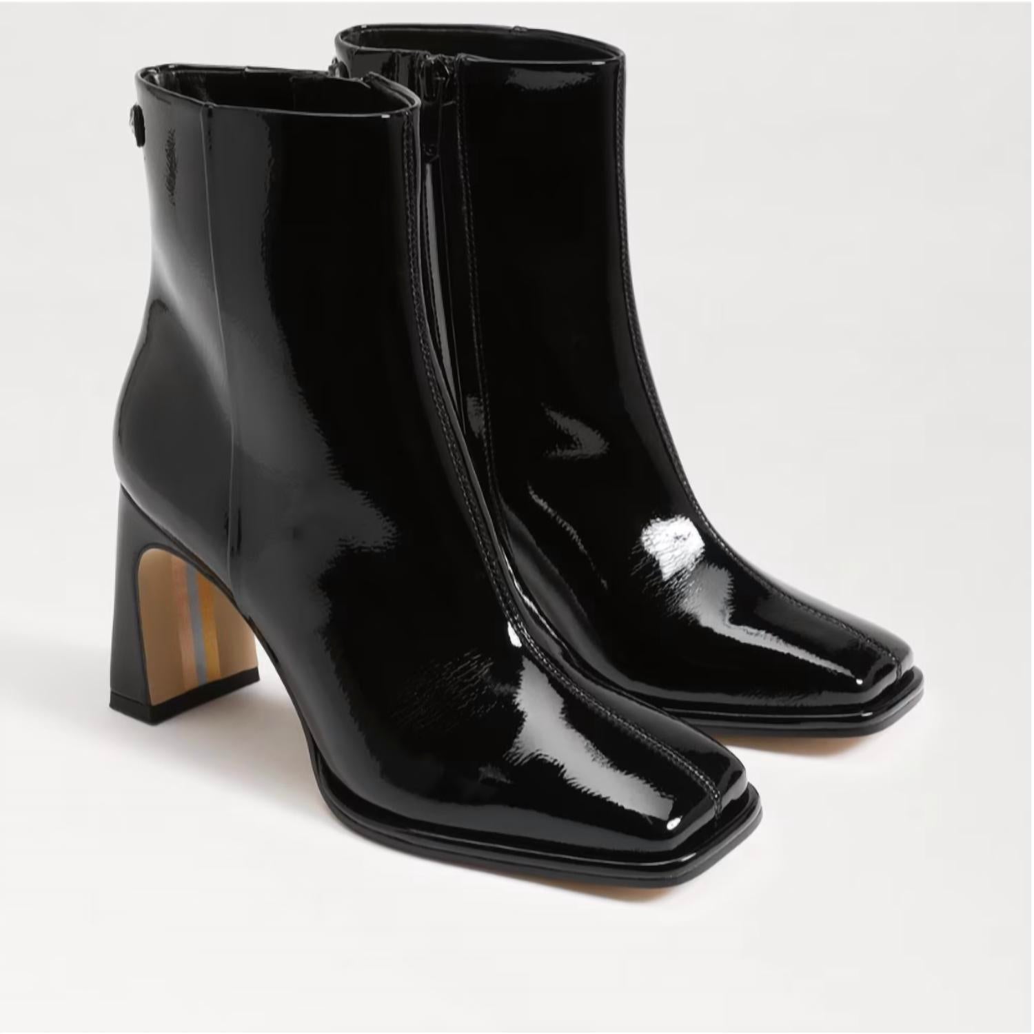 Sam Edelman - Women's Irie Squared Toe Block Heel Fashion Wide Ankle Booties