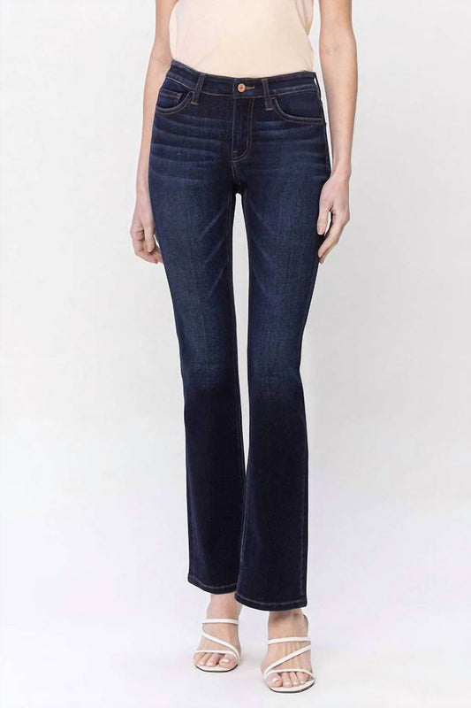 Vervet By Flying Monkey - Miranda Mid Rise Boot Cut Jeans