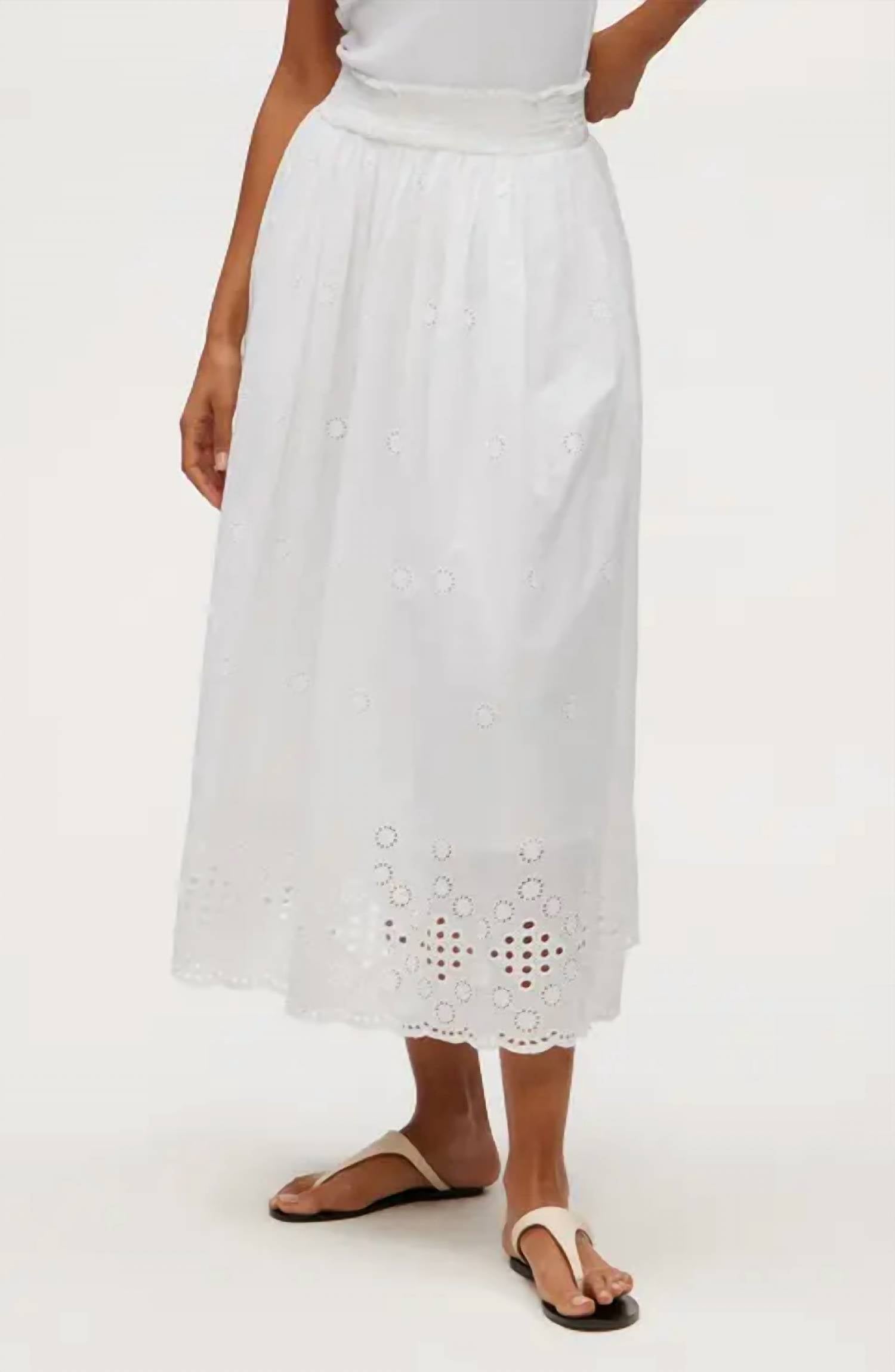 Michael Stars - Grace Midi Eyelet Skirt