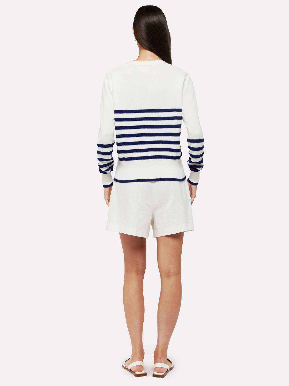 Brodie Cashmere - Brynn Breton Stripe Cardigan