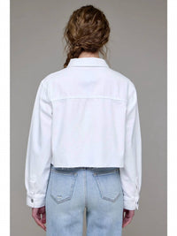 Hidden - Cropped Denim Shirt