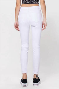 Cello - Mid Rise Pull On Crop Skinny Jeans