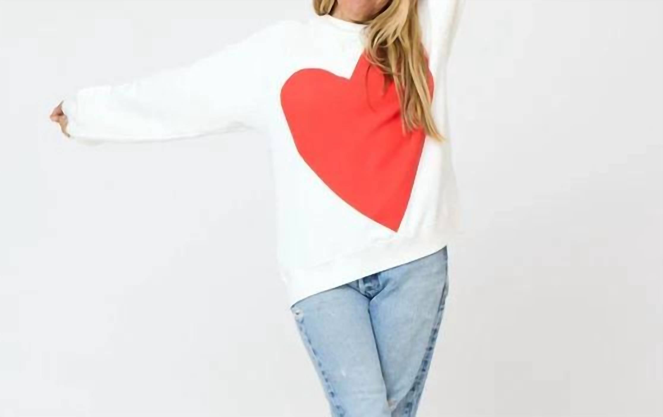 Kerri Rosenthal - Benton Imperfect Heart Sweatshirt