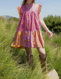 Thml - Women's Sleeveless Print Dress