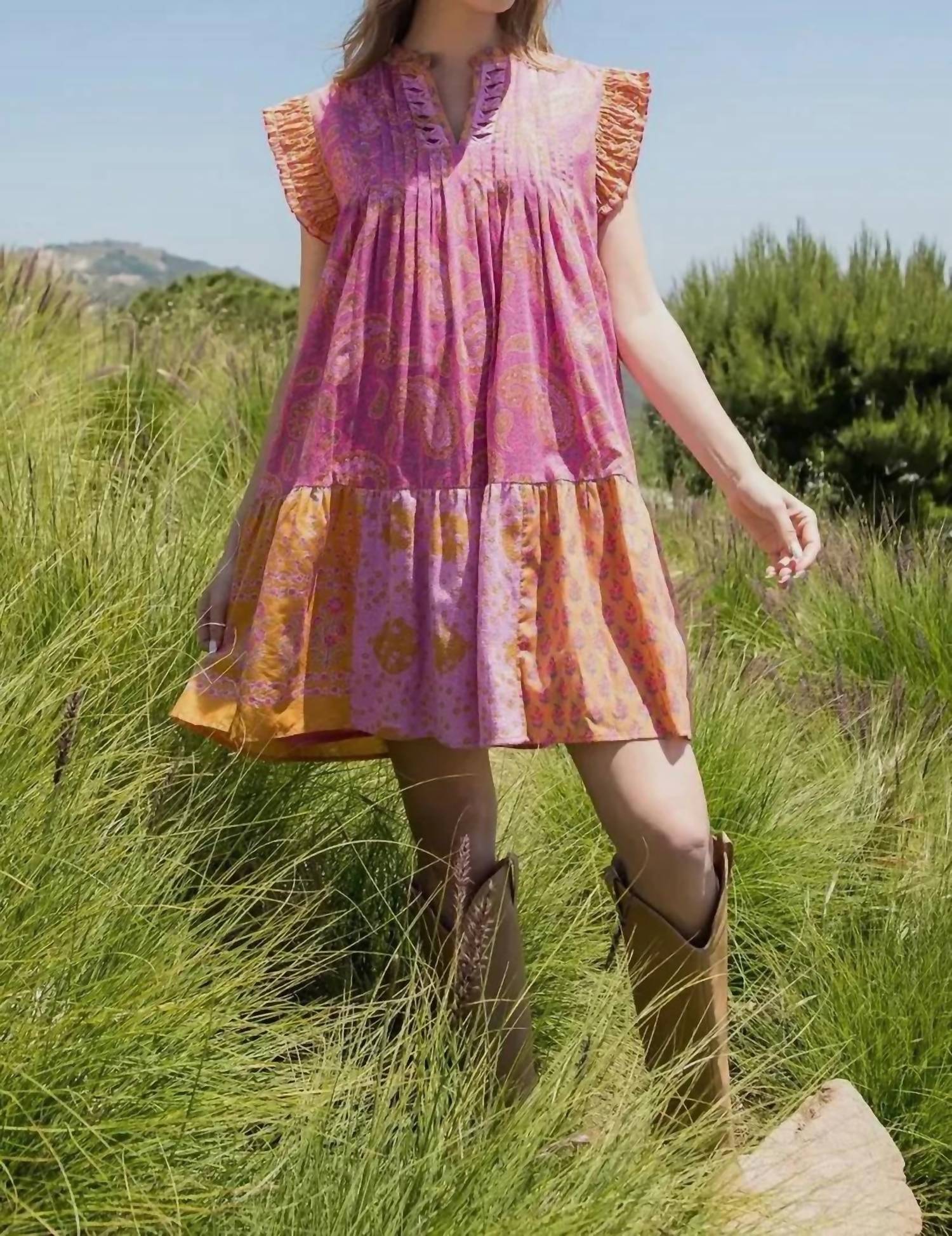 Thml - Women's Sleeveless Print Dress