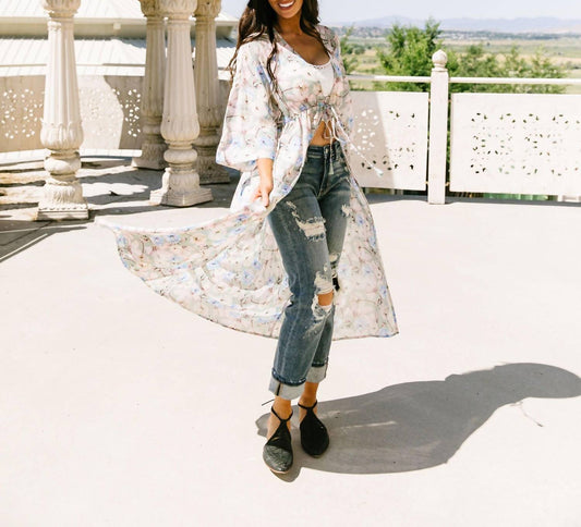 Dandelion Daydreams Long Kimono