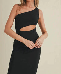 Cloud Ten - Selena Cut Out One Shoulder Dress