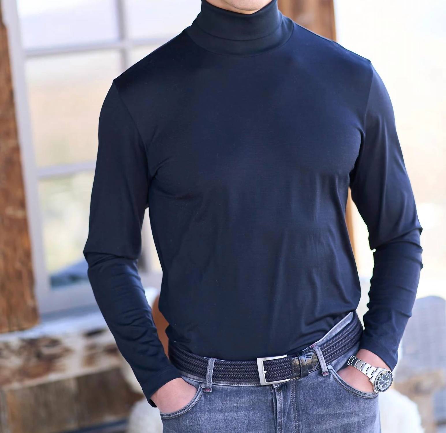 W. Kleinberg - Men's Solid Stretch Belt