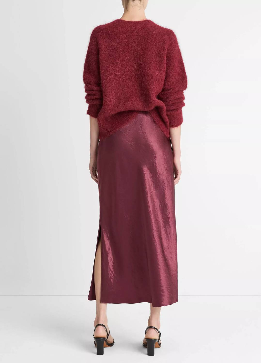 Vince - Side Slit Slip Skirt