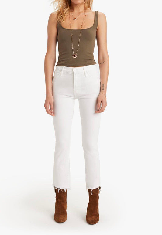 Mother - The Insider Crop Fray Jeans