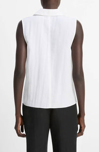 Vince - Boxy Sleeveless Button Down