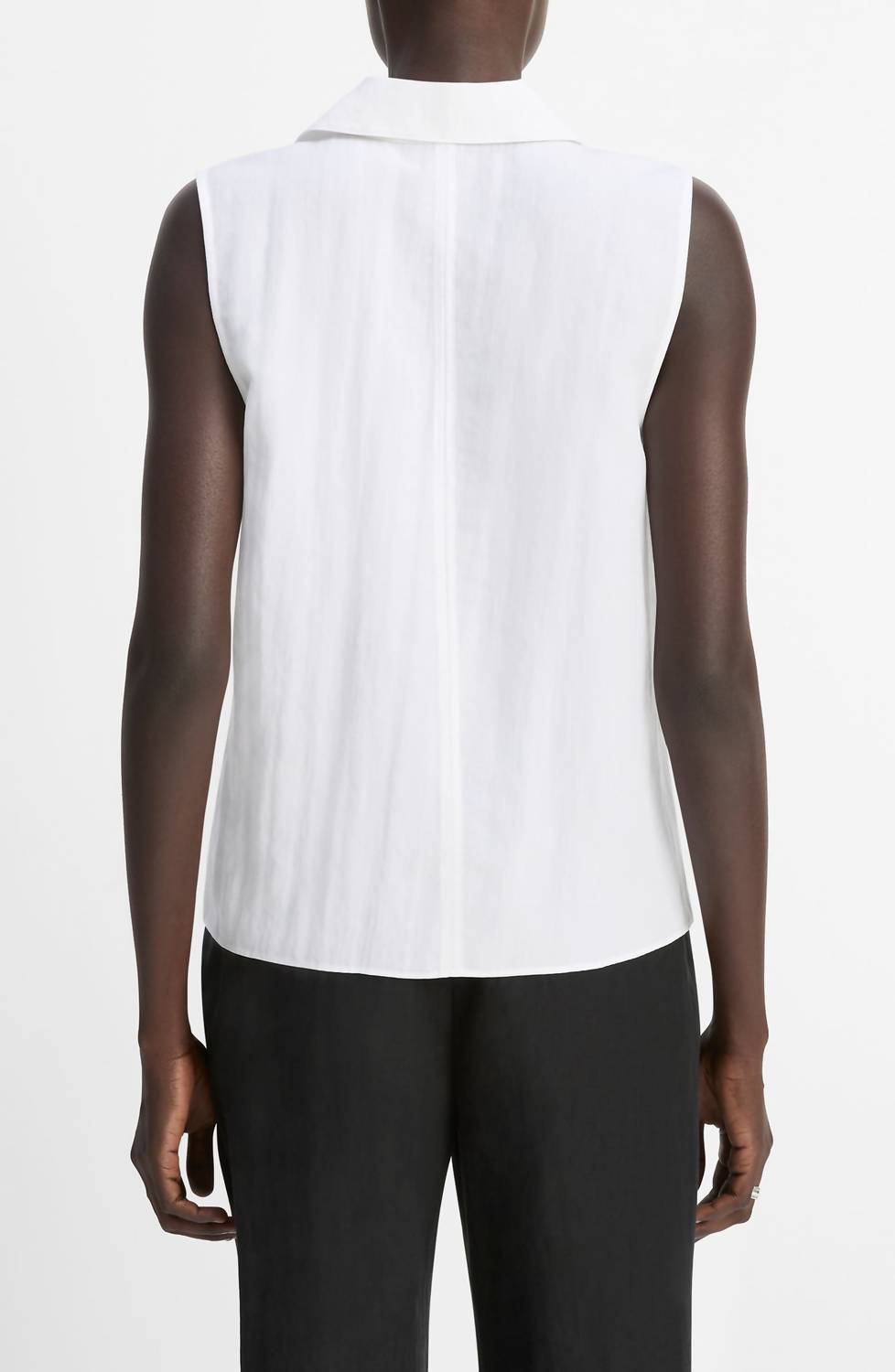 Vince - Boxy Sleeveless Button Down