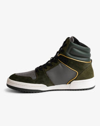 Freshy Men's Bounce High Top Sneaker in olive gray - men's sneaker - alternate view