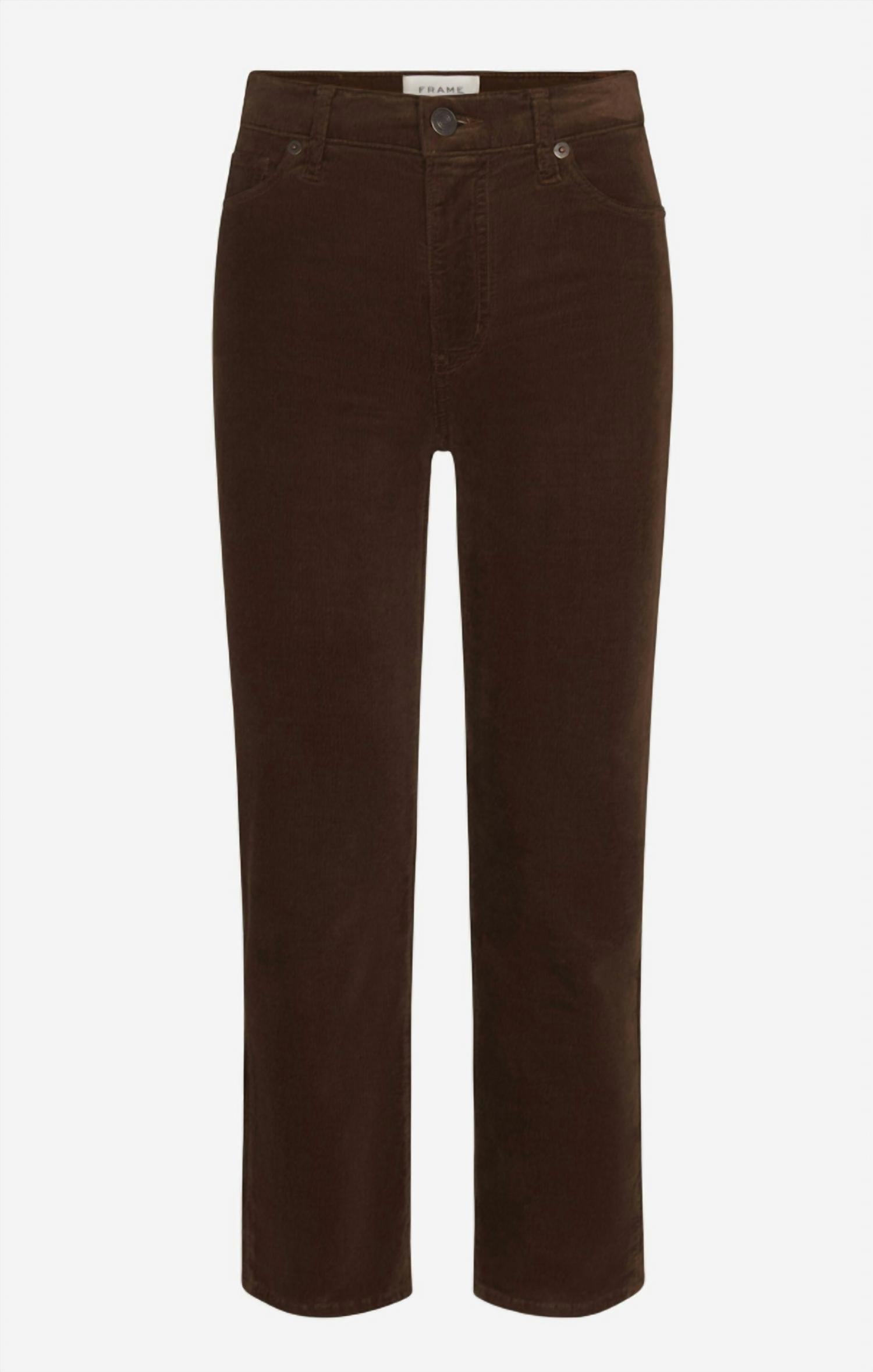 Frame - Le Sleek Straight Corduroy Pants